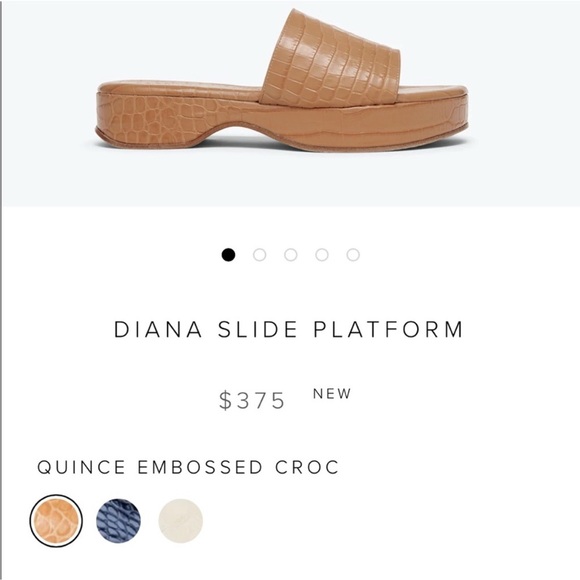 Freda Salvador Diana Croc-Embossed Slide Sandals - Picture 2 of 7